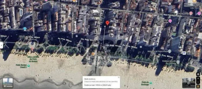 Terreno para alugar, 480 m² por R$ 30.000/mês - Gonzaga - Santos/SP