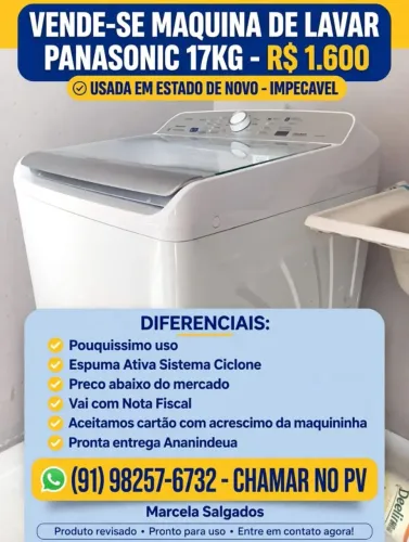 Maquina de lavar 17 quilos
