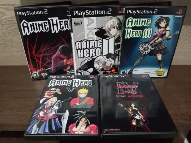 Coleção Guitar Hero Anime Hero (REPRÔ) LEIA!!!