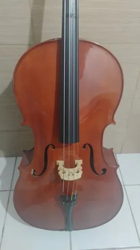 Violoncelo Parrot 4/4 + Capa (Ajuste de Alma / Para Luthier)<br>Preço: R$ 850,00