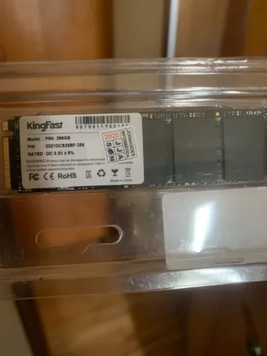 SSD KingFast 256GB +3000mbps de Leitura e Escrita
