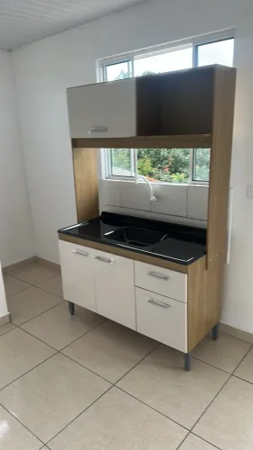 Cozinha compacta com Cuba de marmorite / Novo