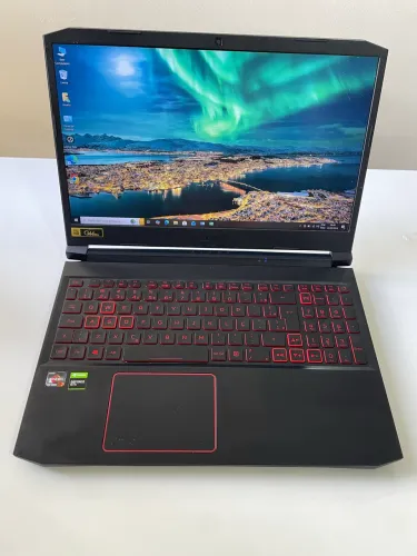 Notebook Gamer Acer Nitro 5 Ryzen 7 GTX 1650 4GB DDR4 16GB SSD 512Gb