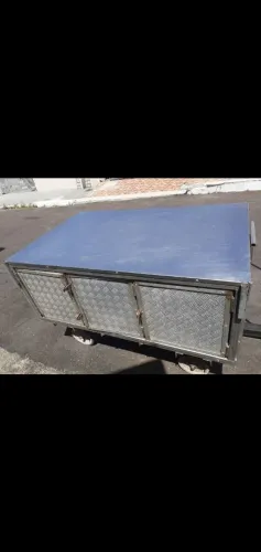 CARRINHO INOX/ALUMÍNIO 