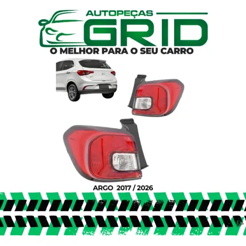 ARGO 2017 2018 2019 2020 2021 2022 2023 2024 2025 2026 - LANTERNA TRASEIRA CRISTAL