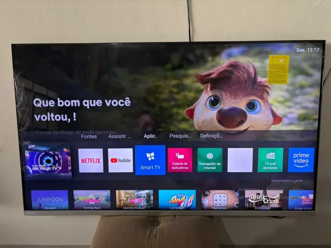 Tv 50 Smart 4k borda infinita - Passo Cartão