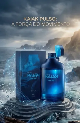 Kaiak pulso  100ml masculina na caixa 