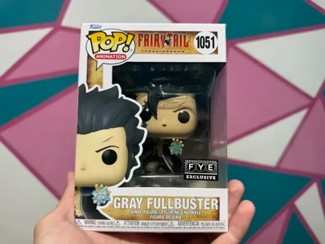 Funko Pop Raro Gray Fullbuster 1051 Fairy Tail C/ Protetor NOVO 