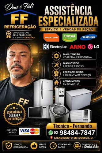 Concerto de máquina de lavar a domicílio