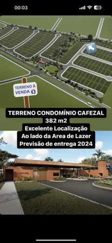 Terreno Condomínio Cafezal II