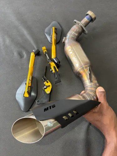 Ponteira esportiva BMW gs 310 Inox Full titânio 