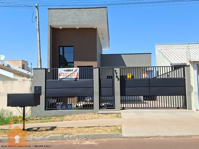Casa para Venda em Campo Mourão, Residencial Campelle, 3 dormitórios, 1 suíte, 2 banheiros