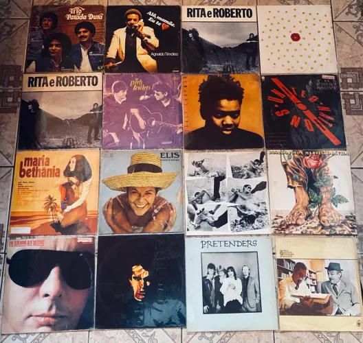 Lps discos de vinil variados 