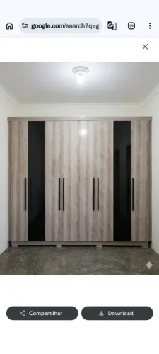 Guarda roupa + painel de TV 