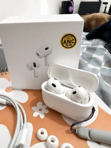 AirPods Pro 2ª Geração - Branco | Completo com Estojo e Acessórios