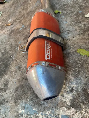 Escapamento dote para Honda Fan 160 com suporte para bacalhau 