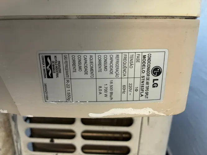 Ar condicionado 18500btu