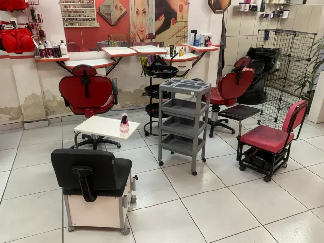 Móveis de salão de beleza