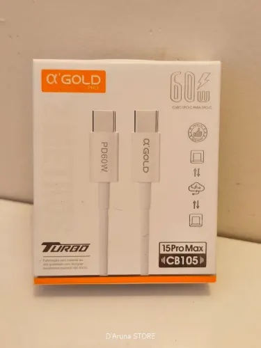 Cabo 2 metros turbo 60W tipo C para C