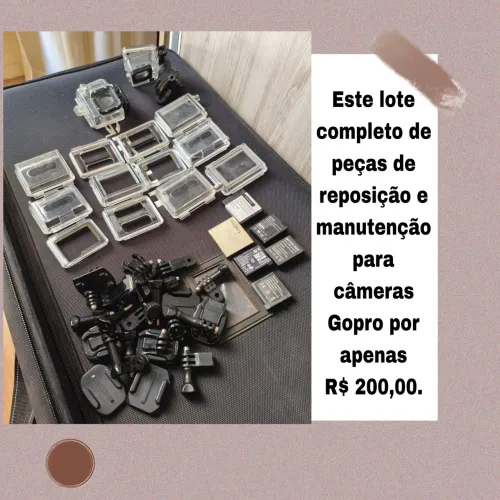Peças de reposição e manutenção para câmeras Gopro