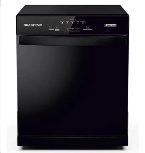 Lava Louças Brastemp 8 serviços- Preta