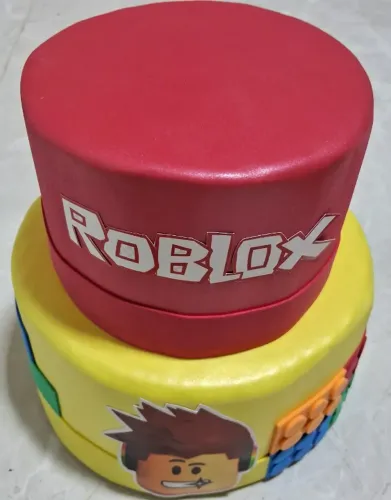 Bolo Fake Roblox Aniversário