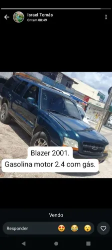 Chevrolet S10 Blazer 2.4 MPFI 8V 128cv 4P 2001