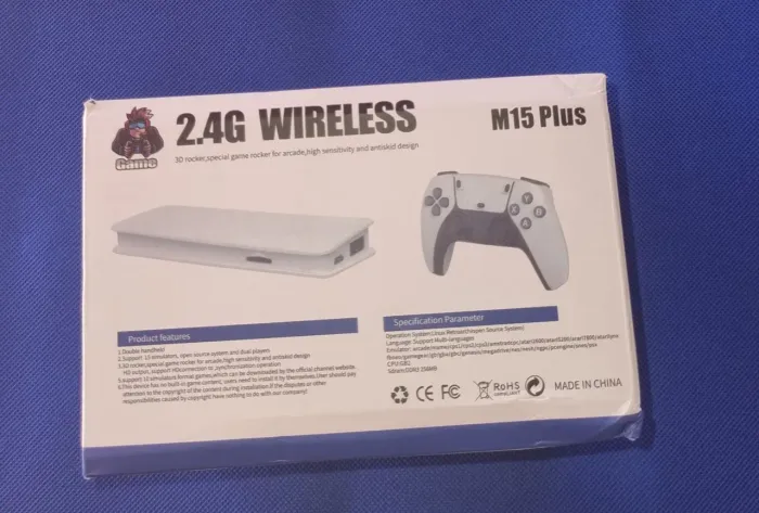 Videogame retro  stick  M15 novo 