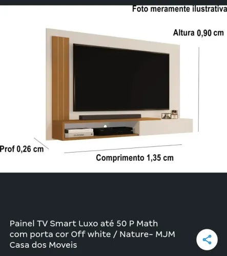 Vendo painel de TV novo