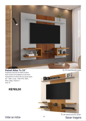 Painel Atlas Tv 55"