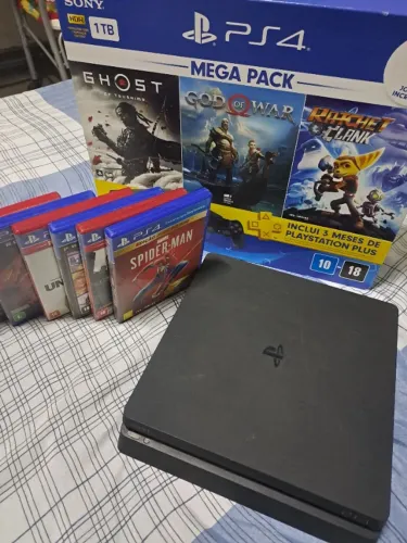 Vende-se PS4 1 TB