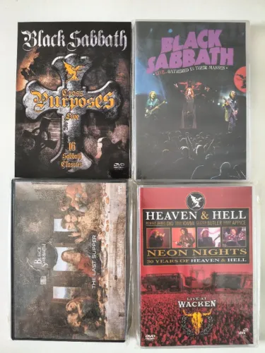 DVDs Black Sabbath (vendo separado)