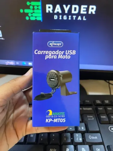 Carregador USB para Moto