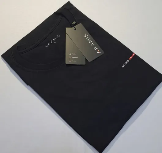 Camiseta Aramis Preta 1985