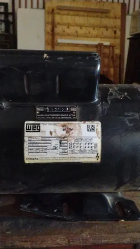 Monofásico 3hp  alta rotação weg