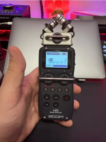 Gravador Zoom H5 - Gravação Digital Portátil