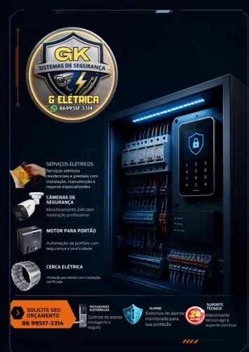 eletricista Câmeras, Portão, Cerca Elétrica e instalações