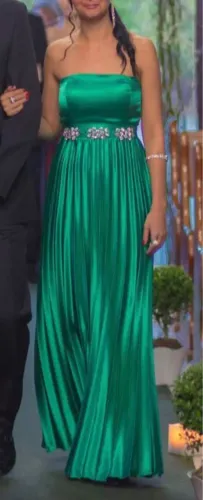 Vestido Longo - Verde Bandeira - TAM P