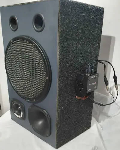Som Automotivo Completo: Caixa Trio + Módulo Amplificador 400x4