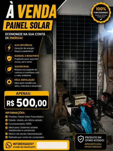 Placa de energia solar 