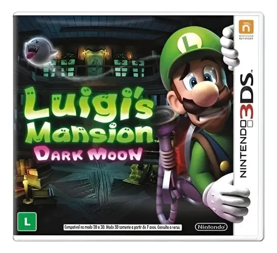 Luigi's Mansion: Dark Moon Standard Edition (físico) Usado
