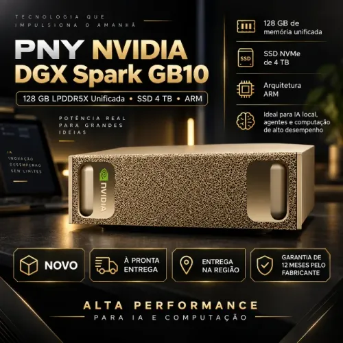 Mini Pc Nvidia Dgx Spark Gb10 Blackwell 128gb 4tb Agente IA