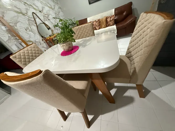 Mesa jantar 4 cadeiras