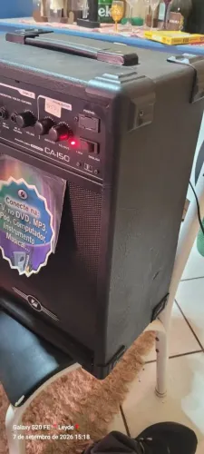 Caixa amplificada multiuso frahm 200W