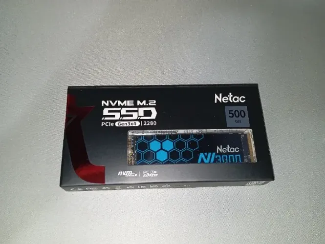 (NOVO) ssd m.2 nvme Netac 500GB 3500 mb/s pcie3.0