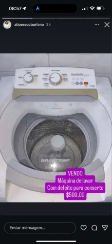 Máquina de lavar Brastemp 11kg usada