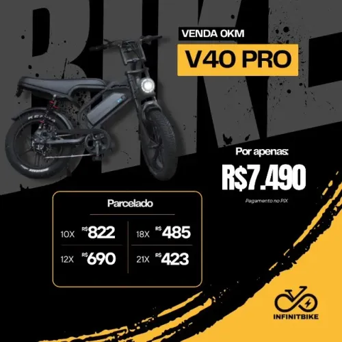 V40 PRO - BICILETA ELÉTRICA