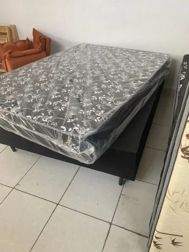 CAMAS DE CASAL E SOLTEIRO COMPLETAS (COLCHÃO DA GAZIN)