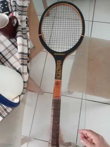 Raquete de Tênis Antiga Indusport Wood 3000 RX