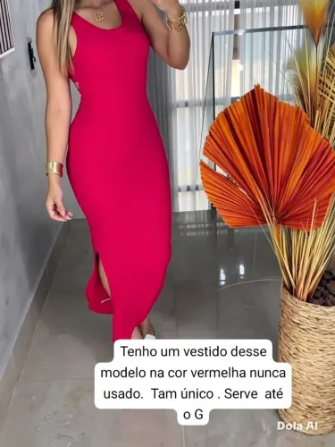 Vestido longo.